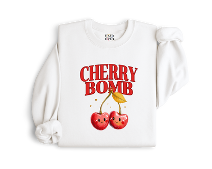 Cherry Red Bomb Crewneck