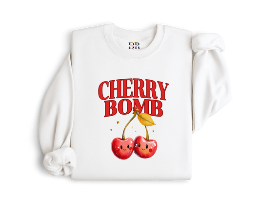 Cherry Red Bomb Crewneck