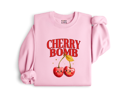 Cherry Red Bomb Crewneck