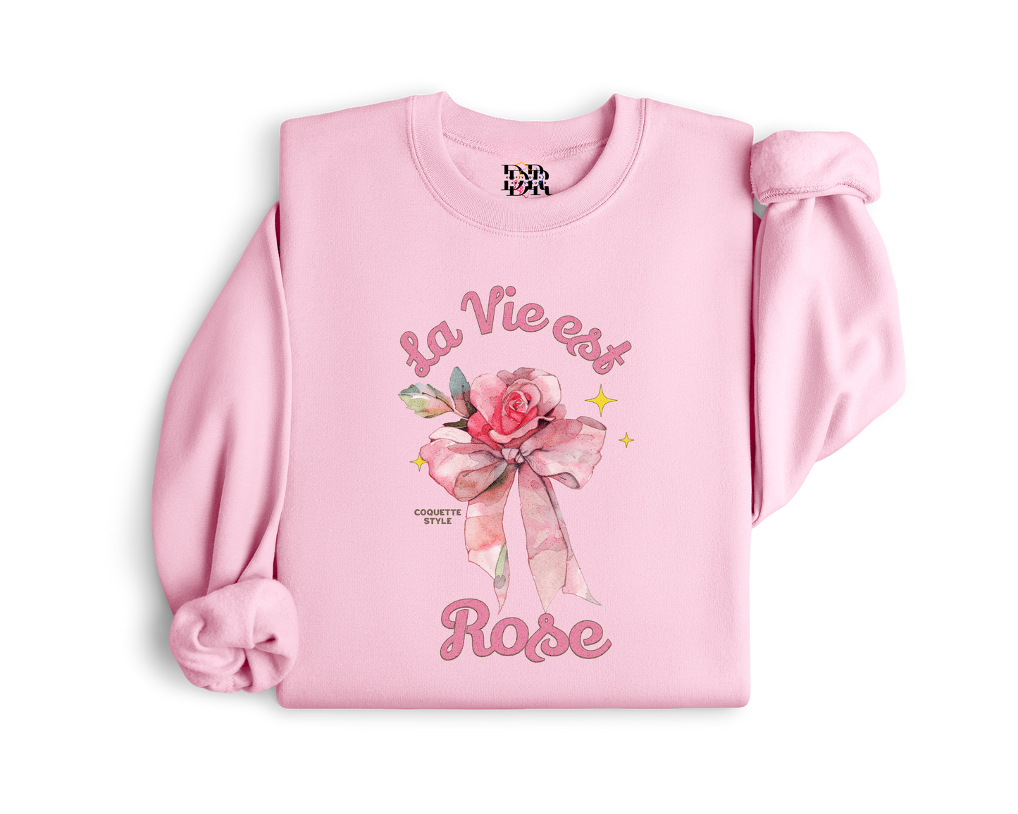 La Vie est Rose Crewneck