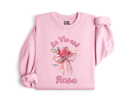 La Vie est Rose Crewneck